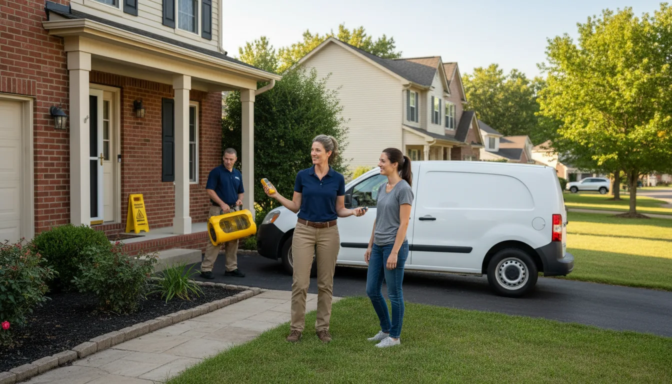 Water restoration image for Fire And Smoke Damage Restoration in Chesterville, OH